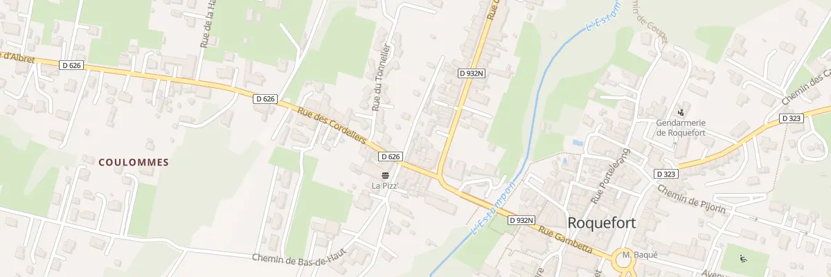 Plan du 28 Rue des Cordeliers à Roquefort
