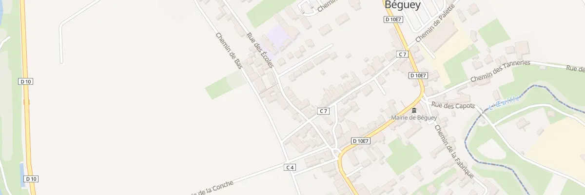 Plan du 20 Rue des Ecoles à Béguey
