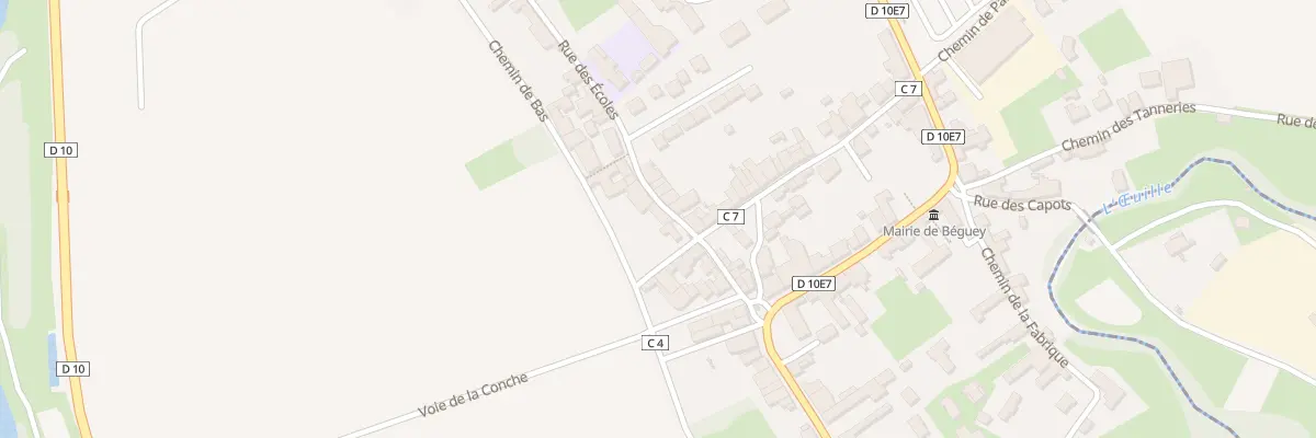 Plan du 9 Rue des Ecoles à Béguey