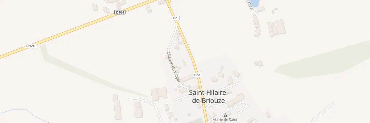 Plan du 38 Le Bourg à Saint-Hilaire-de-Briouze