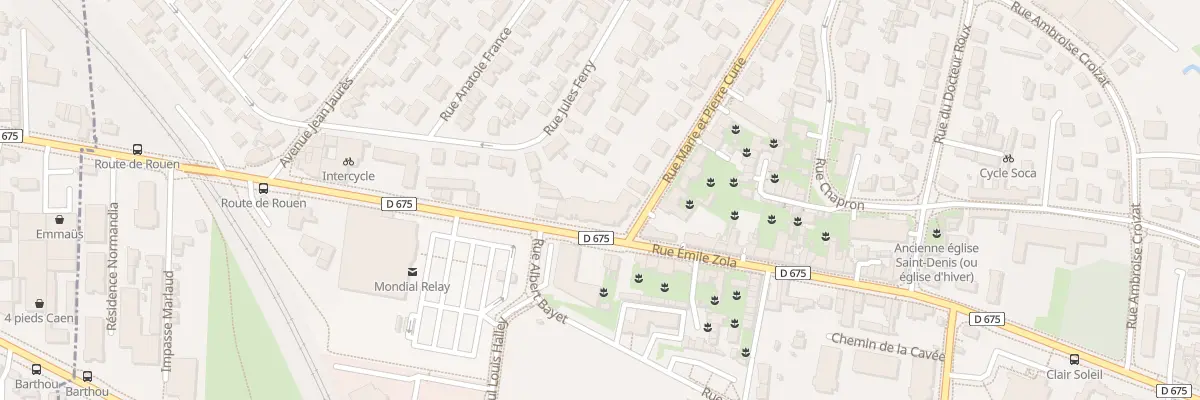 Plan du 1 Rue Marie et Pierre Curie à Mondeville
