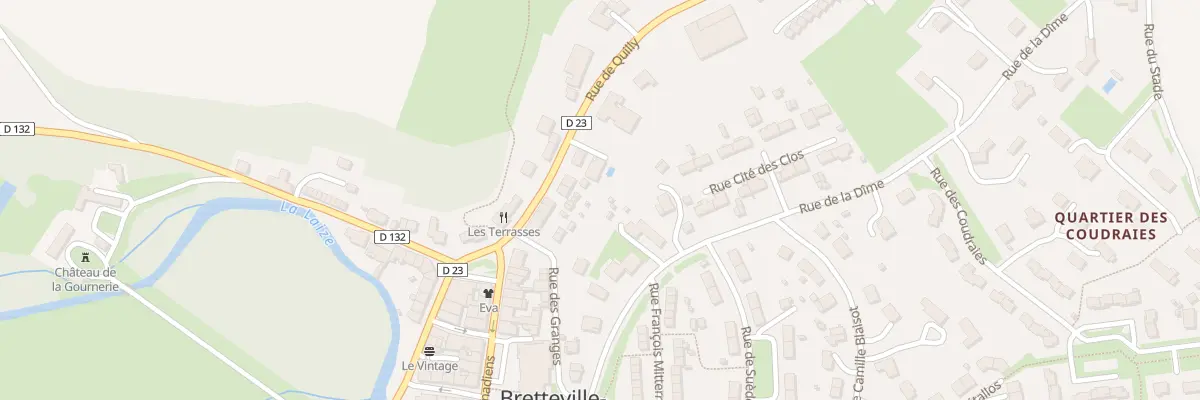 Plan du 12 Rue de Quilly à Bretteville-sur-Laize