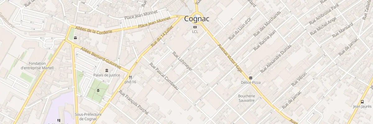 Plan du 23 Rue Lohmeyer à Cognac