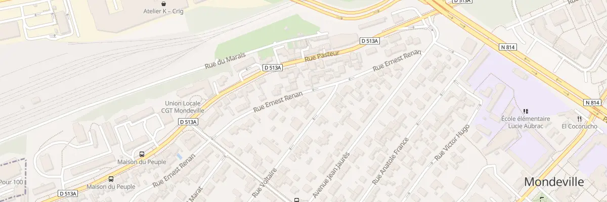 Plan du 19 Rue Ernest Renan à Mondeville