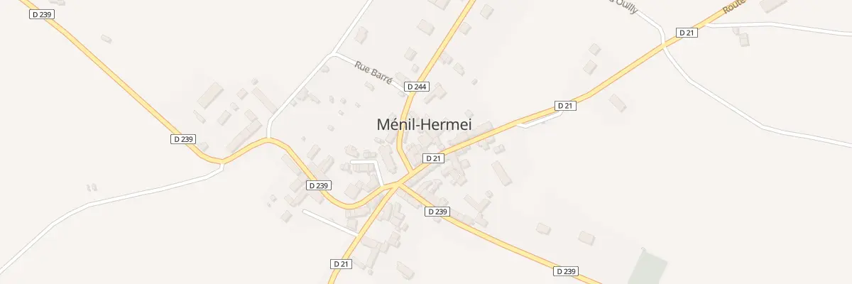 Plan du 3 Rte de Falaise à Ménil-Hermei