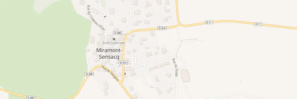Plan du 89 Rue du Stade à Miramont-Sensacq