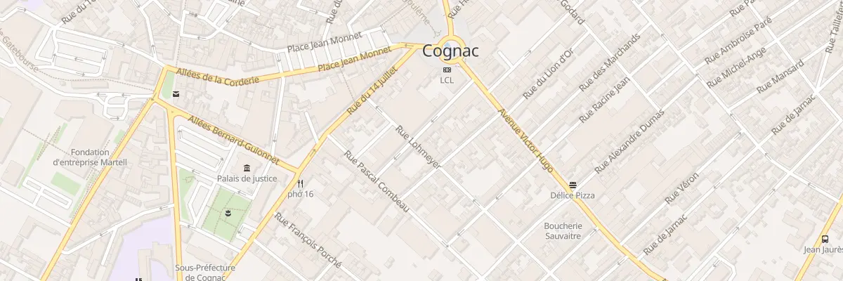 Plan du 21 Rue Lohmeyer à Cognac