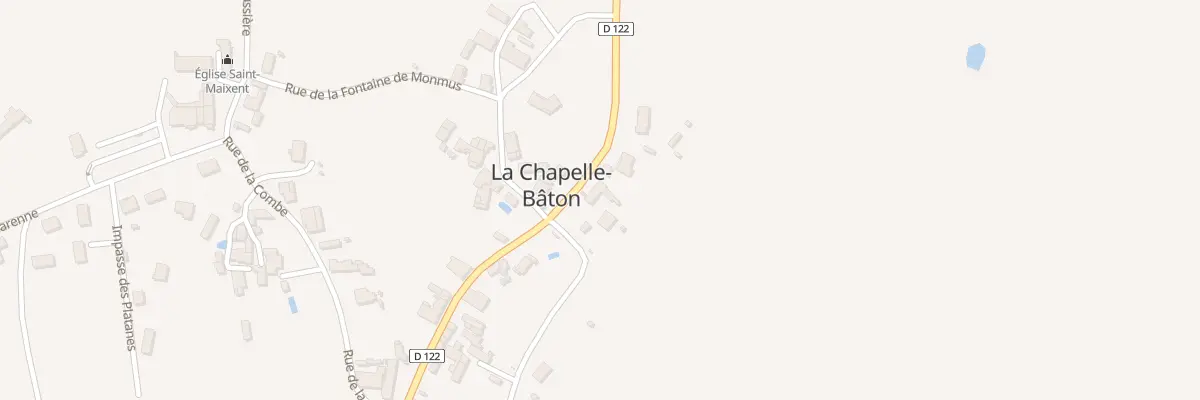 Plan du 5024 Rte des Bois d’Arpentérault à La Chapelle-Bâton