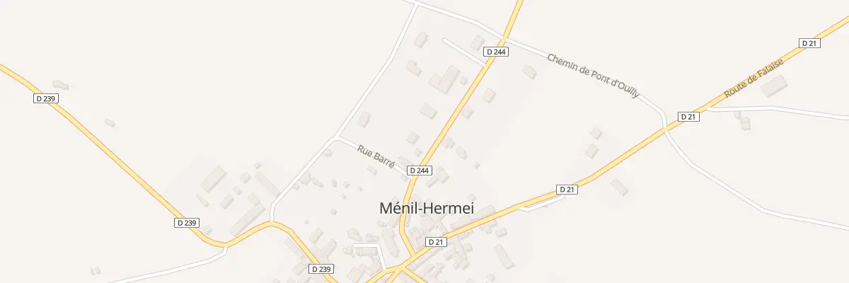 Plan du 3 Rte de Ménil-Vin à Ménil-Hermei