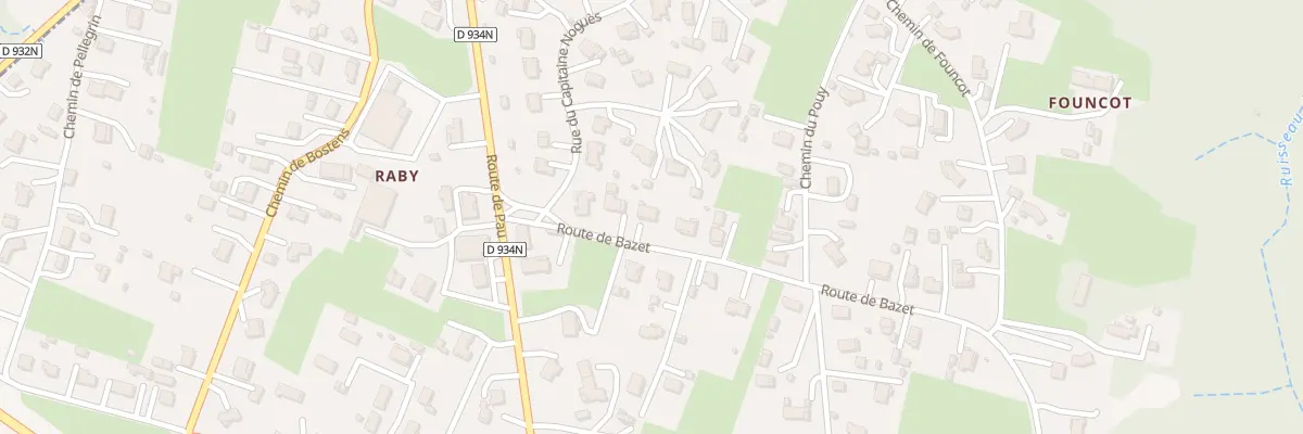 Plan du 792 Rte de Bazet à Sarbazan