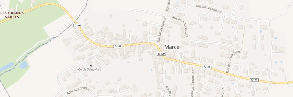 Plan du 40 Rue Principale à Marcé