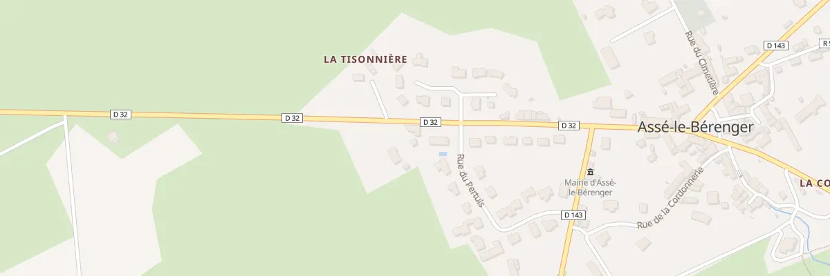 Plan du 17 Rte d’Évron à Assé-le-Bérenger