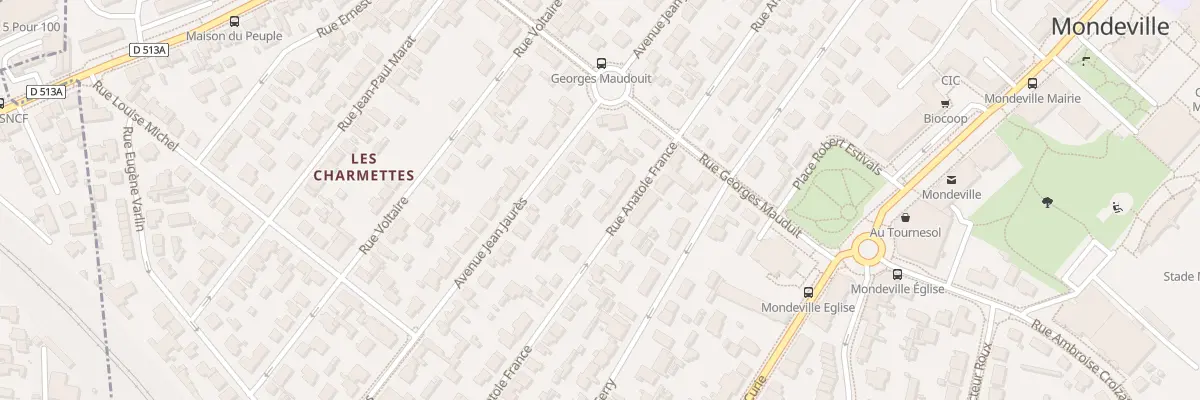 Plan du 50 Rue Anatole France à Mondeville