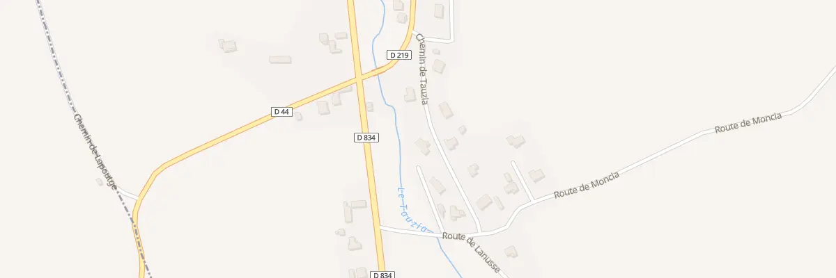 Plan du 2 Lot Moncla à Lalonquette
