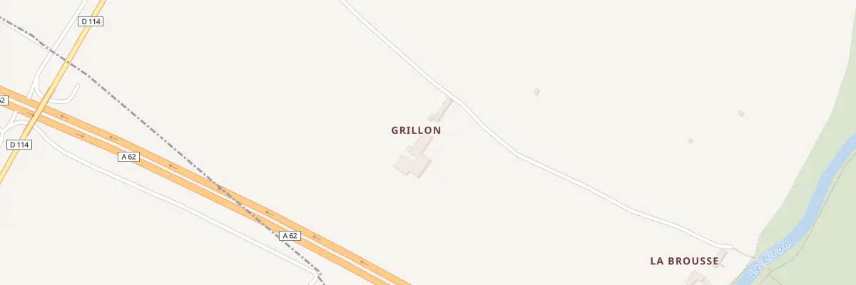 Plan de Grillon à Barsac