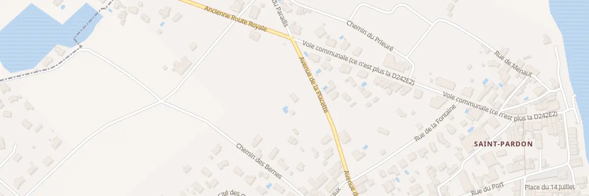 Plan du 2 Av de la Placette à Vayres