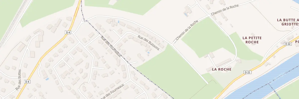 Plan du 12 Rue des Buissons à Juigné-sur-Sarthe