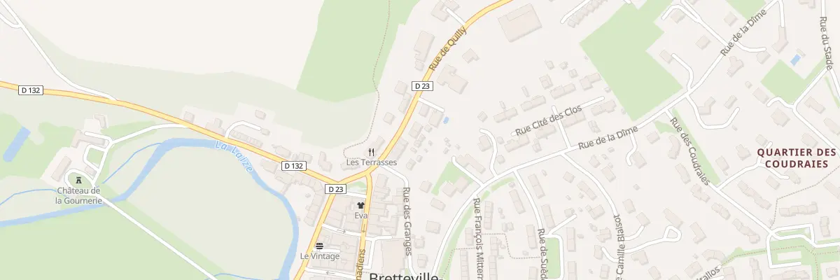 Plan du 10 Rue de Quilly à Bretteville-sur-Laize
