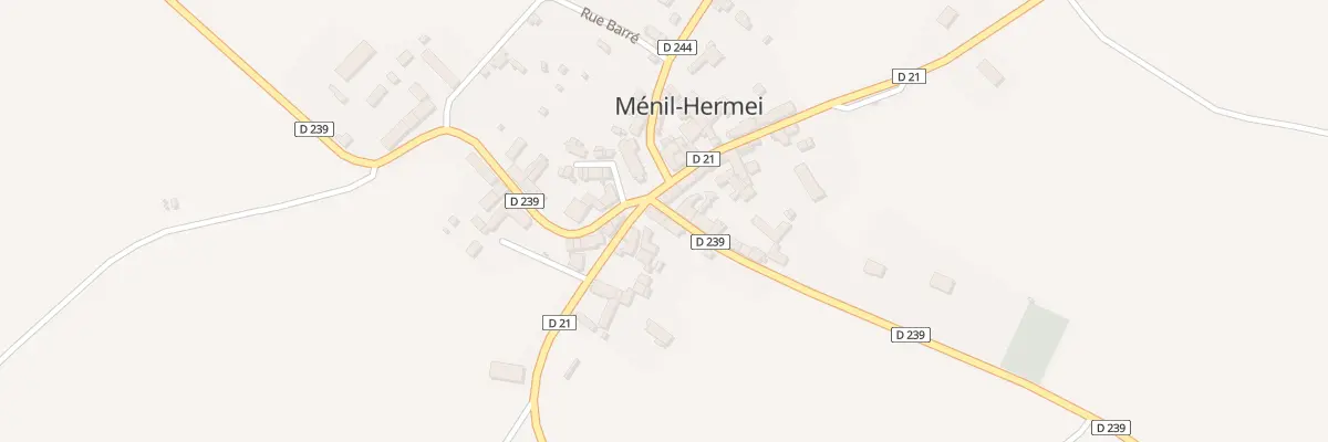 Plan du 2 Rte de Rabodanges à Ménil-Hermei