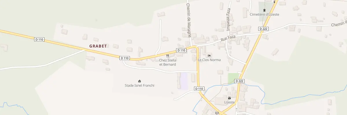 Plan du 35 Rte de Villandraut à Uzeste