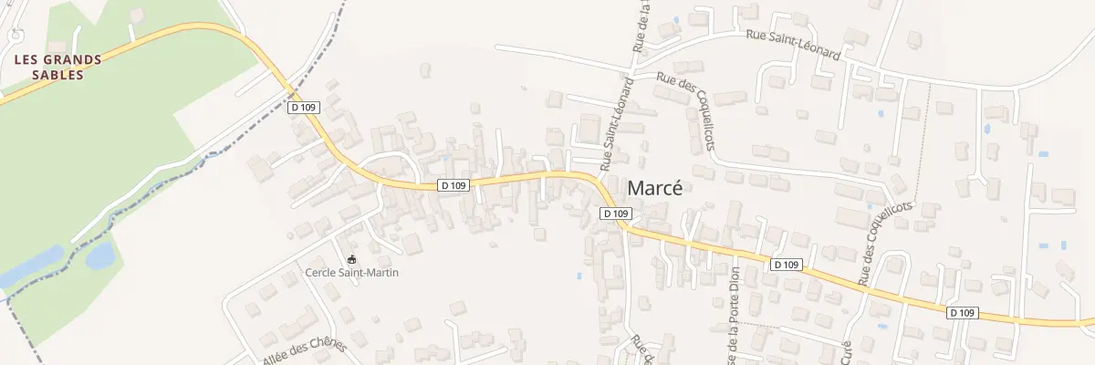 Plan du 38 Rue Principale à Marcé