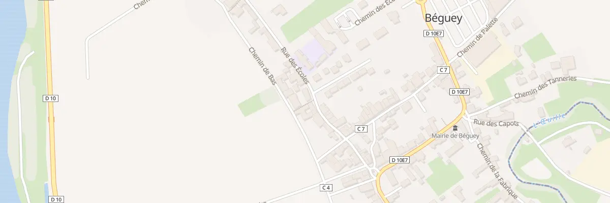 Plan du 17 Rue des Ecoles à Béguey