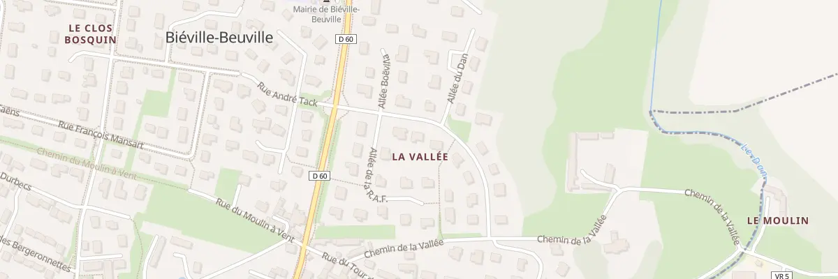 Plan du 4 Rue du Val Richer à Biéville-Beuville