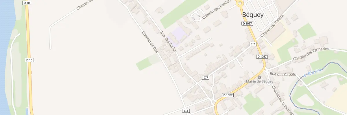 Plan du 19 Rue des Ecoles à Béguey