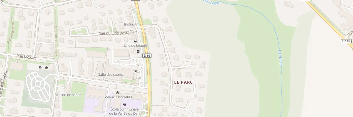 Plan du 11 All Guillaume le Conquérant à Biéville-Beuville