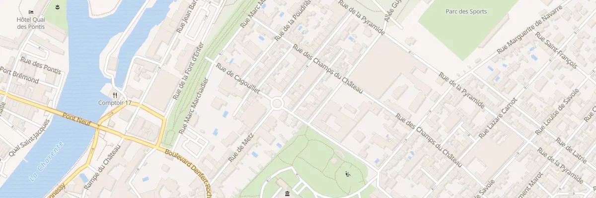 Plan du 5 Rue Jean de Valois à Cognac