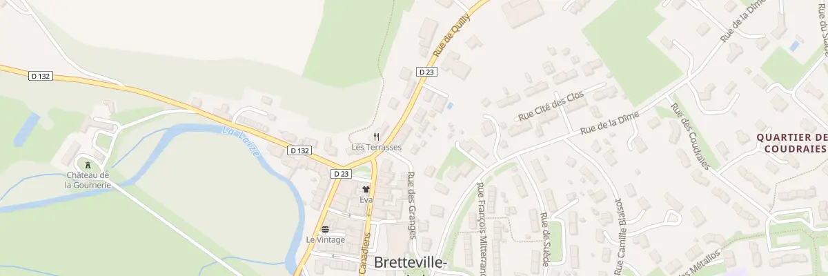 Plan du 6 Rue de Quilly à Bretteville-sur-Laize