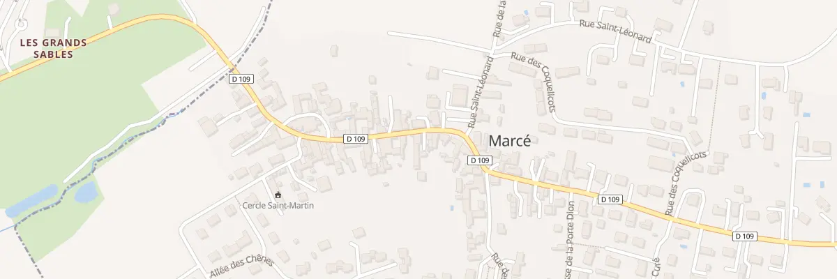 Plan du 36 Rue Principale à Marcé