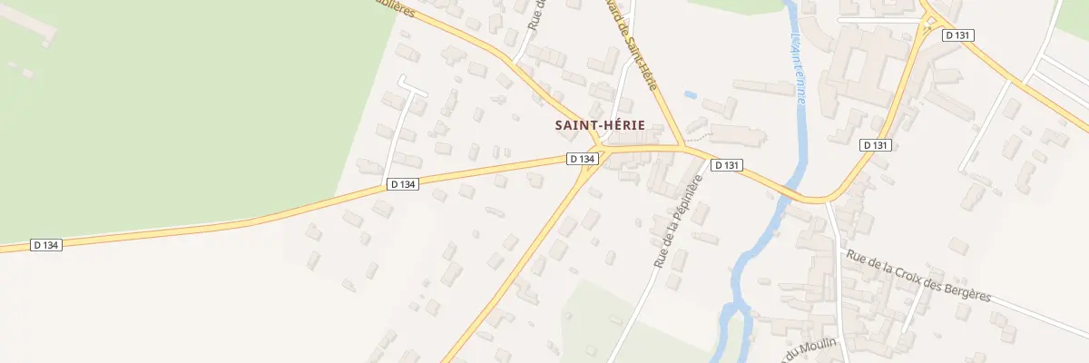 Plan du 1 Rte de Courcerac à Matha