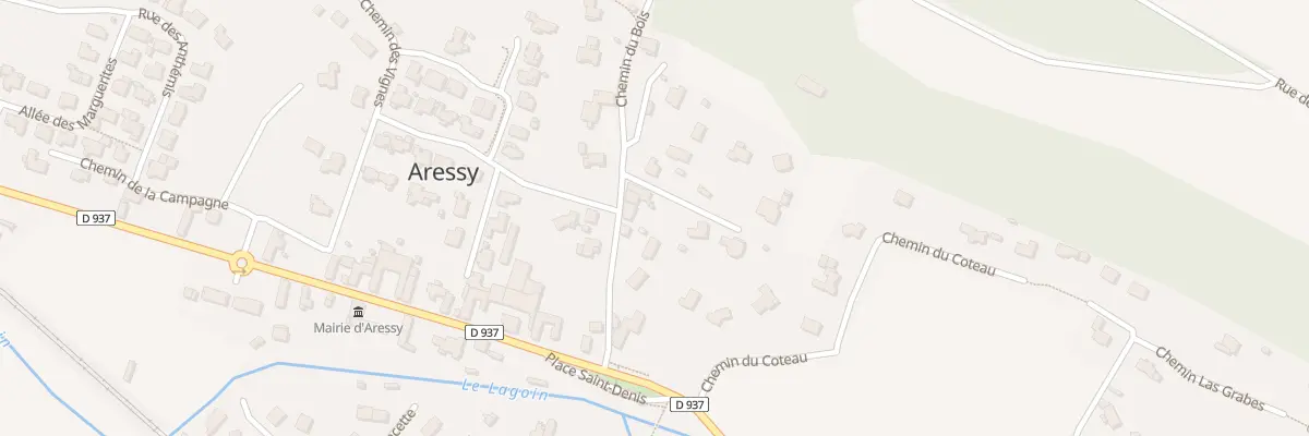 Plan du 6 Che du Bois à Aressy
