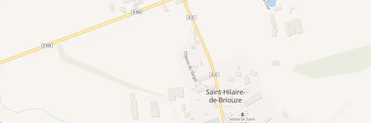 Plan du 34 Le Bourg à Saint-Hilaire-de-Briouze