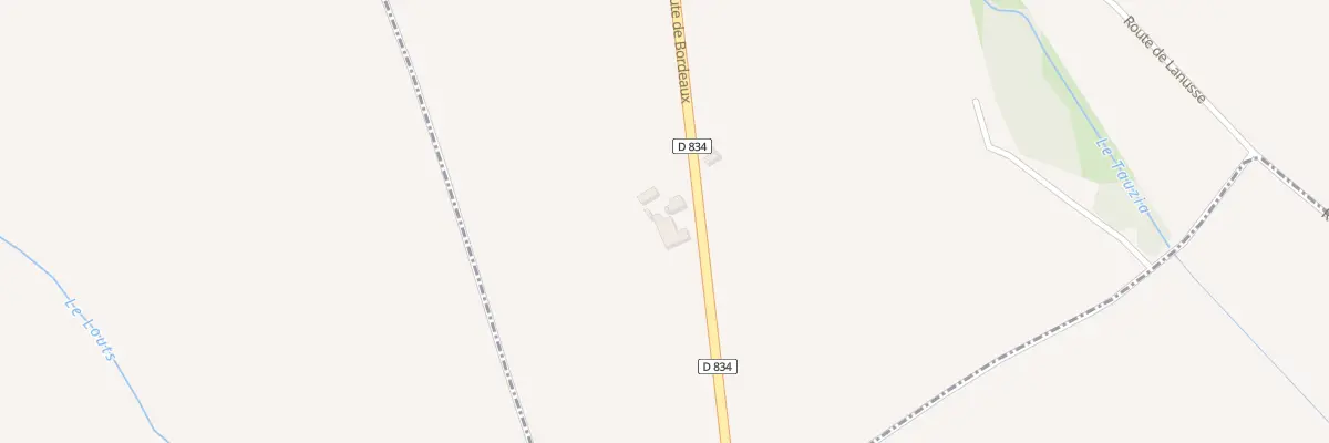 Plan du 305 Rte de Bordeaux à Lalonquette