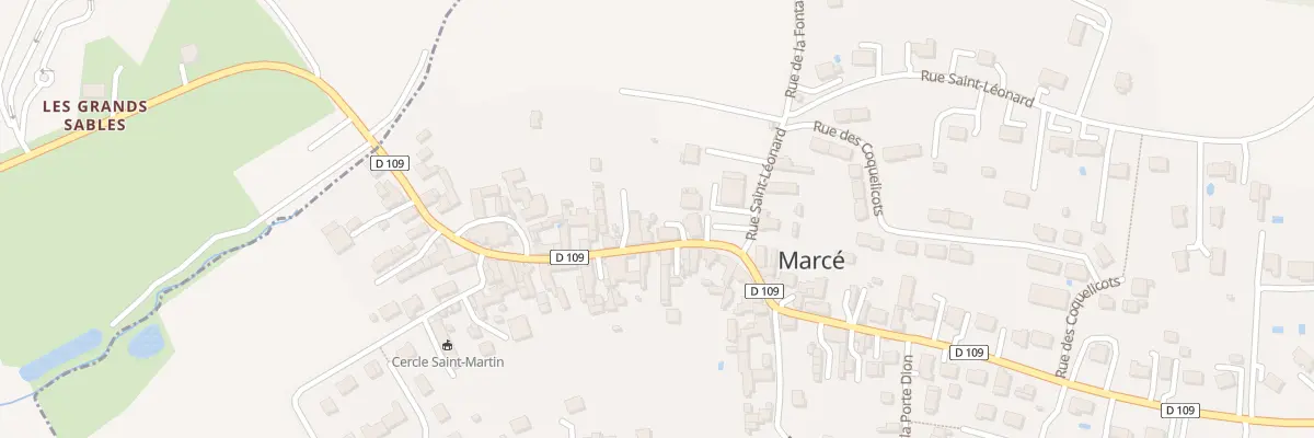 Plan du 11 Rue Principale à Marcé