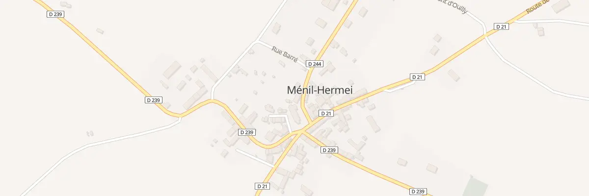 Plan du 1 Pl de l’Église à Ménil-Hermei