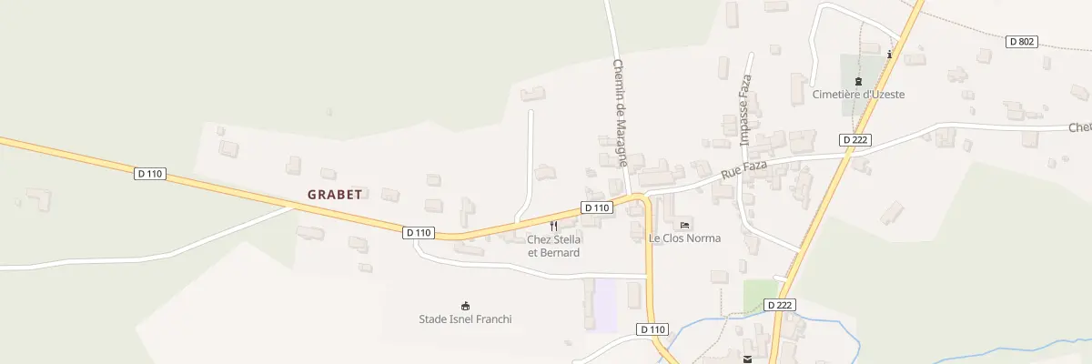 Plan du 14 Rte de Villandraut à Uzeste