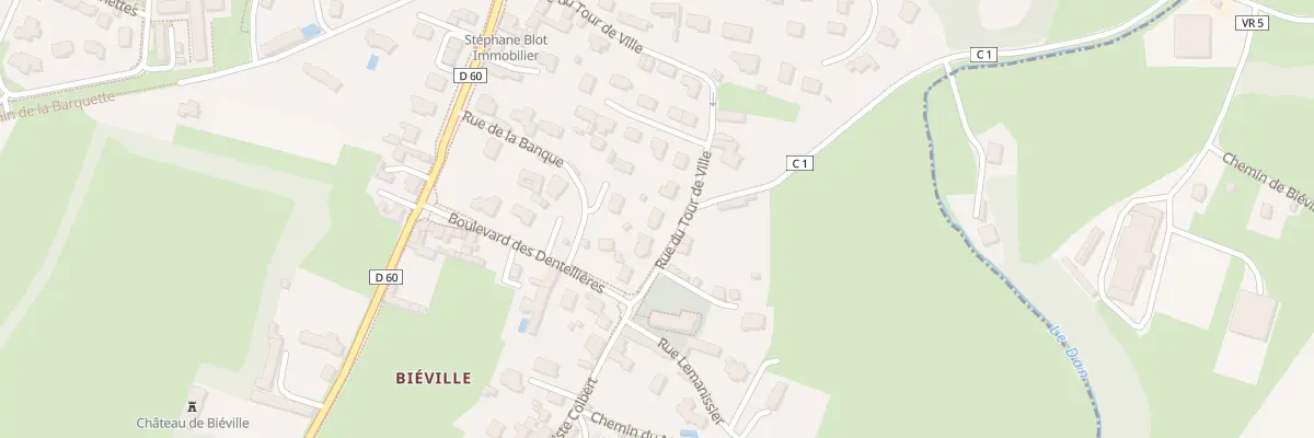 Plan du 4 Rue du Tour de Ville à Biéville-Beuville