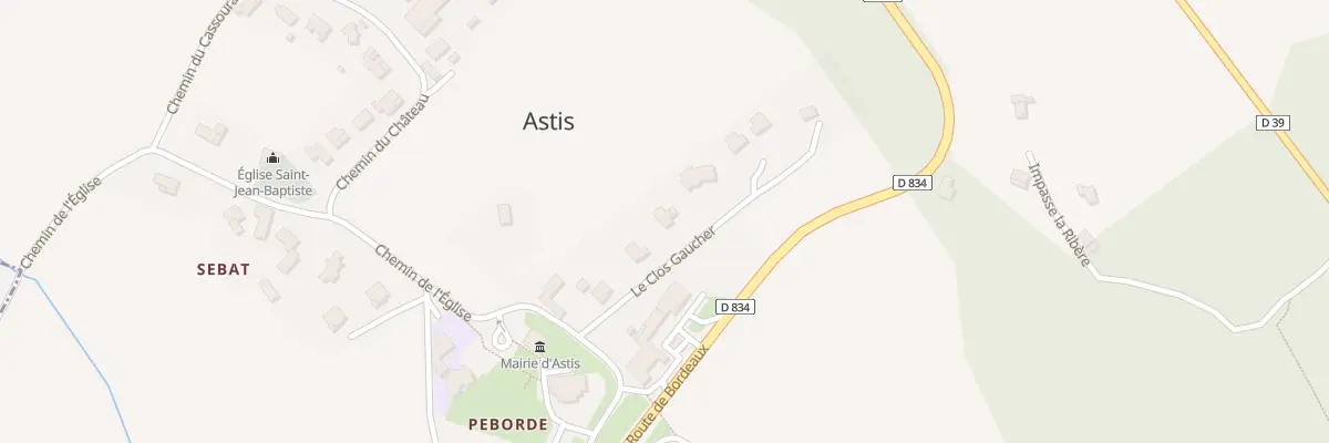 Plan du 9075 Che de l’Eglise à Astis