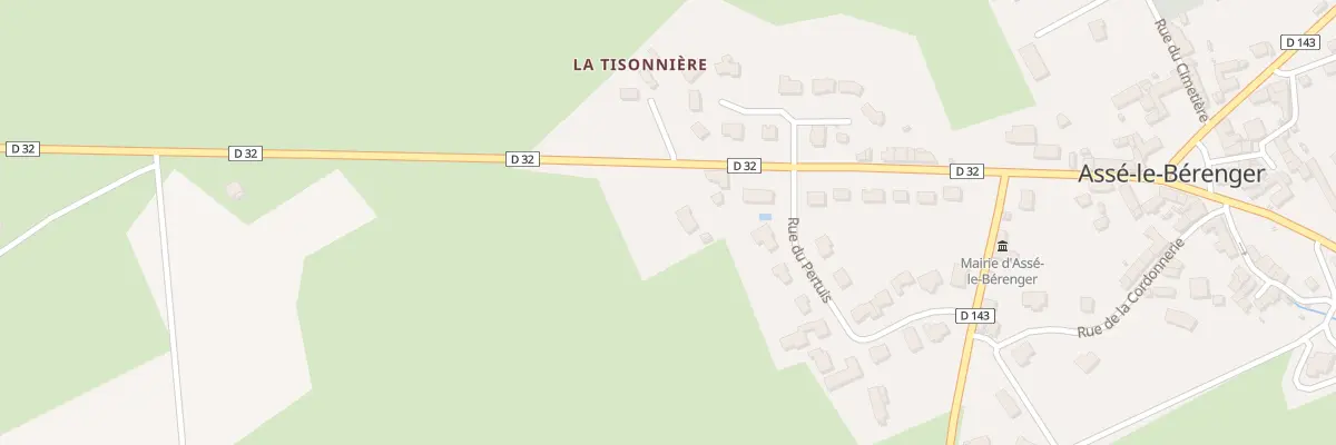 Plan du 19 Rte d’Évron à Assé-le-Bérenger