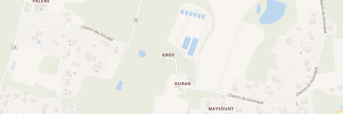 Plan du 360 Che de Duran à Pouydesseaux
