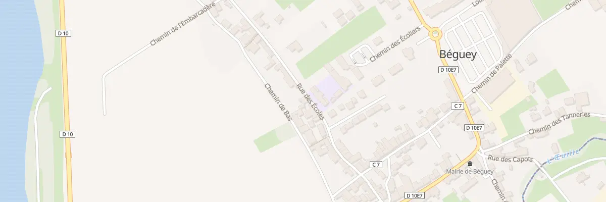 Plan du 29 Rue des Ecoles à Béguey