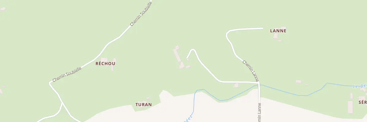 Plan du 1 Che Lanne à Louvie-Juzon
