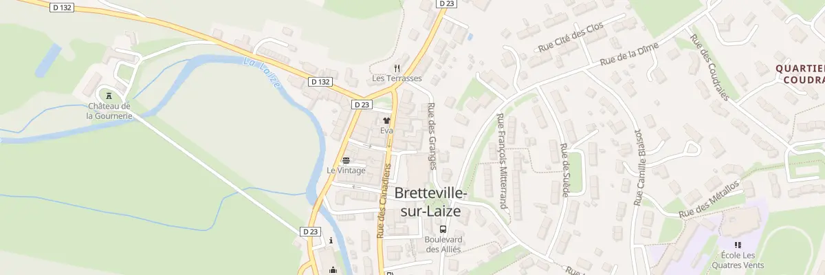 Plan du 2 Rue du Général Leclerc à Bretteville-sur-Laize