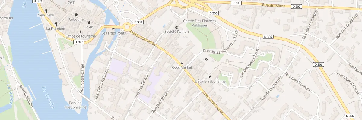 Plan du 46 Rue Saint-Nicolas à Sablé-sur-Sarthe
