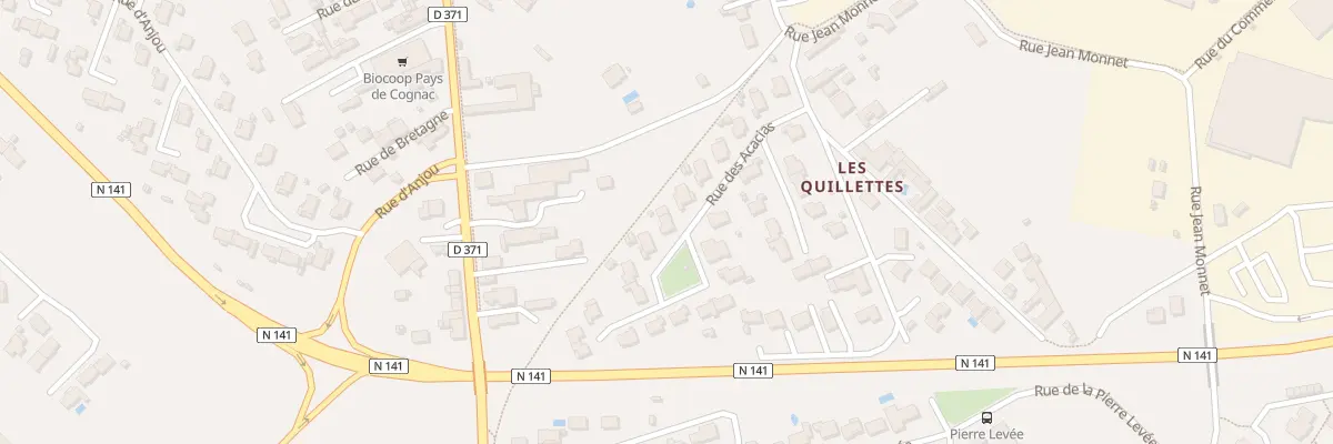 Plan du 95 Rue des Acacias à Châteaubernard