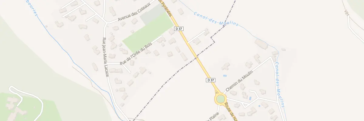 Plan du 25 Rue des Pyrénées à Rontignon