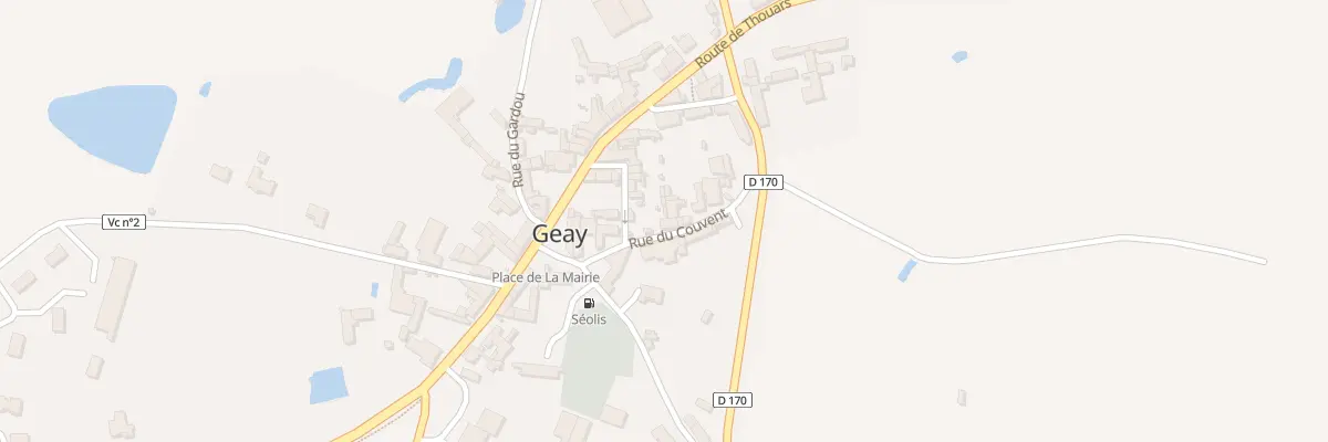 Plan du 7 Rue du Couvent à Geay